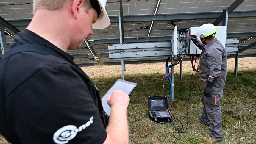 Remote measurements using the Sonel MZC-340-PV meter